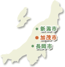 加茂市位置図